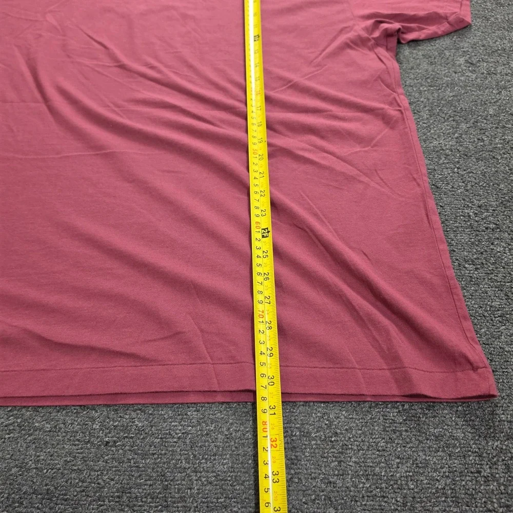 Polo Ralph Lauren T-Shirt Mens XXL Burgundy Red Cotton Short Sleeve Pony Logo